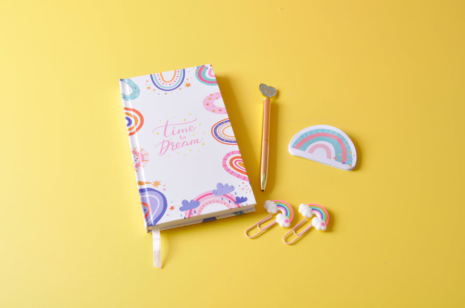 TIME TO DREAM RAINBOW STATIONERY SET HIGHER