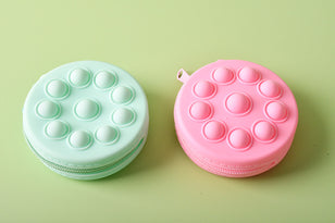 Round Silicone Popit Coin Pouch