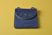 gifts-master | Jeans Cat Credit Card Holder Wallet Mini Purse on sale
