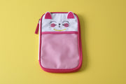 Pink Cat Multi-functional Pouch Cosmetic Pouch Pencil Organizer Pencil Case