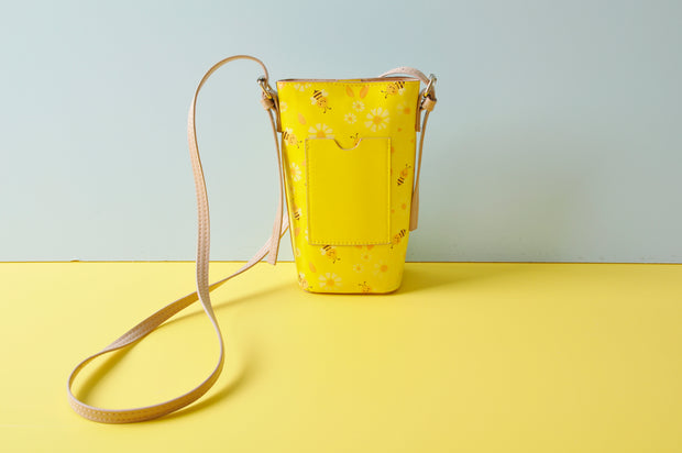 gifts-master | Yellow Daisy and Bees Crossbody Phone Bag on sale
