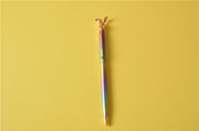 Irridiscent Bunny Metal Pen Cute Colorful Rabbit Ballpen