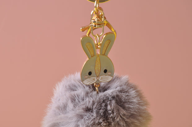  gifts-master | Rabbit Bunny Pom Pom Bag Charm Pendant Keychain best price