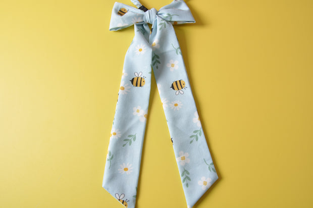  gifts-master | Spring,Daisy and Bees Headband with bowknot and long ribbon parts