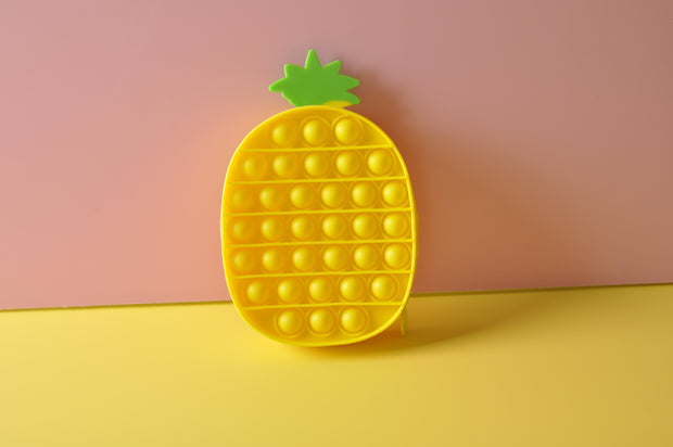 Silicon Pineapple Bubble Pop it Fidget Pencil Case