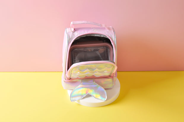 gifts-master | Iridescent Hologram Mermaid Lunch Bag shop now