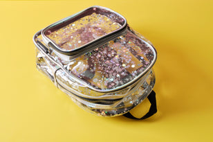 gifts-master | Clear Backpack with Sequin and Glitter for Girls