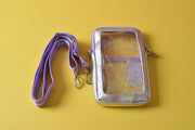  gifts-master | Purple Clear Glitter Phone Bag Mini Shoulder Bag best price