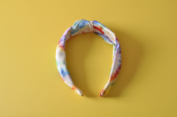 gifts-master | Iridescent Tie Dye Knot Headband in sale