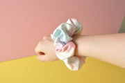 gifts-master | Tie Dye Iridescent Color Satin Scrunchies shop now