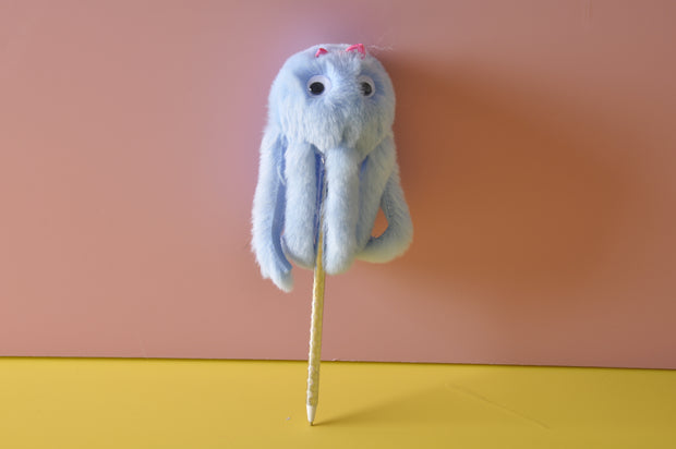 Fluffy Octopus Pom Pom Ballpoint Pen