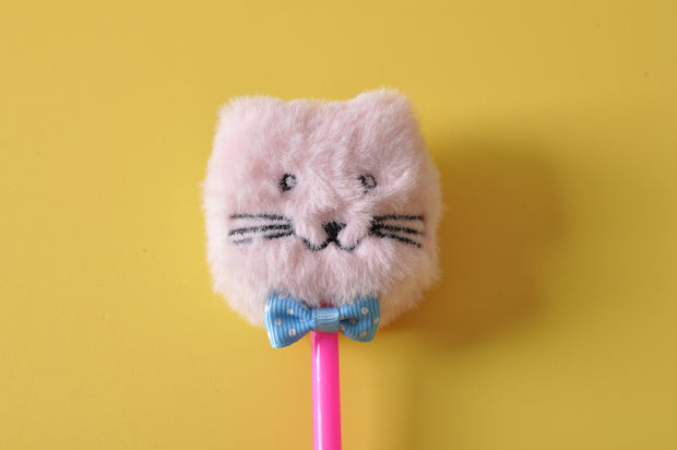 gifts-master | Furry Pink Cat Cute Ballpoint Pen shop now