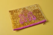 gifts-master | Leopard Liquid Glitter Pencil Case Pen Pouch Makeup Pouch china