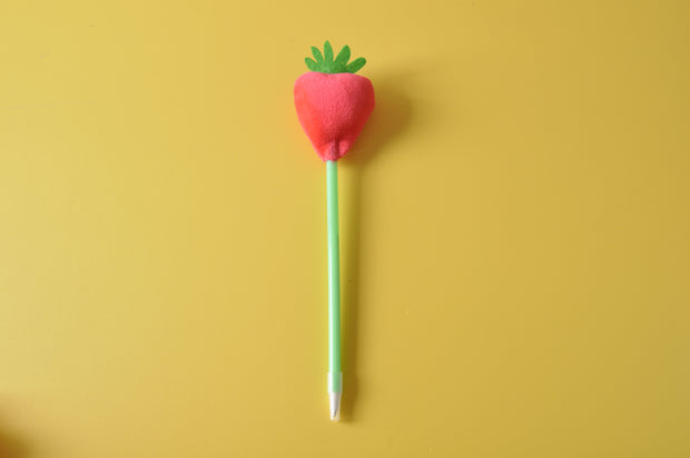 gifts-master | Sweet Strawberry Plush Ballpoint Pen shop now