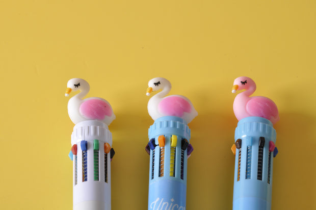 gifts-master | 10-Color Flamingo Ballpoint Pen on sale