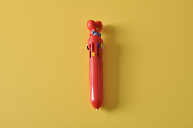 gifts-master | 10-Color Red Heart Ballpoint Pen
