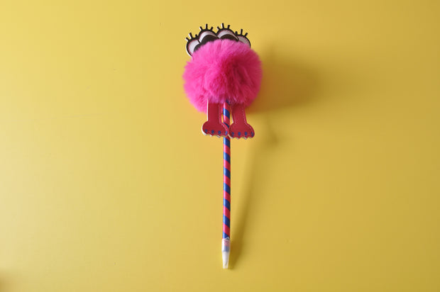 gifts-master | Monster  Pom Pom Plush Ballpoint Pen price