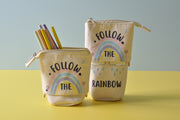 gifts-master | Rainbow Canvas Cotton Stand up Telescopic Pop Up Cosmetic Pouch Pencil Case shop now