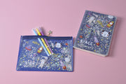  gifts-master | Space Adventure PVC Pencil Case/Cosmetic Pouch with Liquid and Glitter shop now