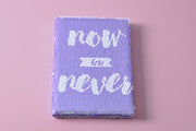 gifts-master | "Now or Never" Reversible Sequin Notebook/Journal china
