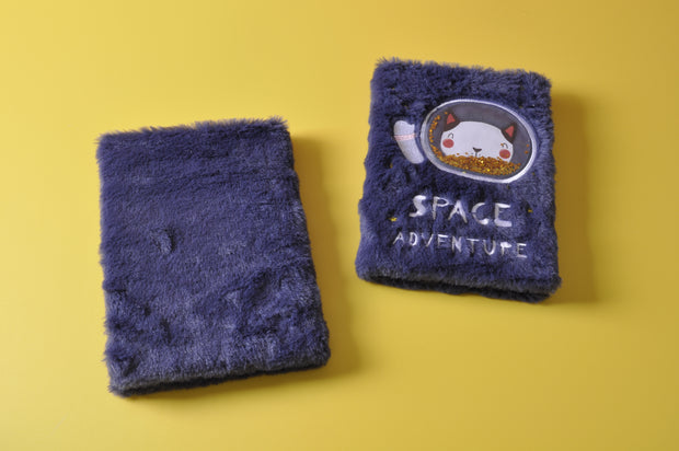 gifts-master | "Space Adventure" Plush Furry Notebook/Diary/Journal price