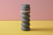  gifts-master | Stand Up Gray Cat Telescopic Silicone Pen Holder Pencil Case shop now