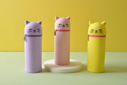 Silicone Stand Up Cat Pencil Case