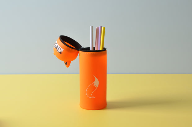  gifts-master | Silicone Stand Up Fox Pencil Case Pen Holder price