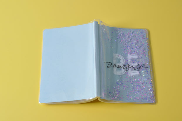 gifts-master | "Be Yourself" Liquid Glitter Notebook/Journal online shop
