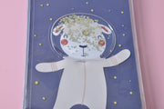 gifts-master | "Hello Space Llama" Liquid Glitter Notebook/Journal price