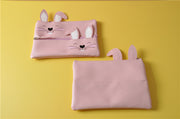 gifts-master | Easter Bunny Double Zip Pouch Multi-functional Organizer Bag Cute Pencil Case price