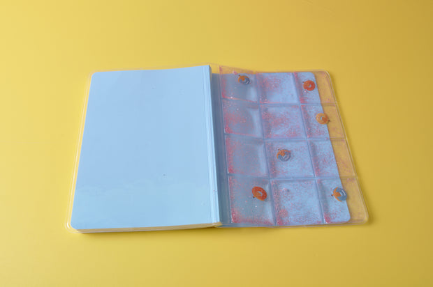 gifts-master | 12-GRID FLOATING SWIMMERS LIQUID GLITTER NOTEBOOK parts