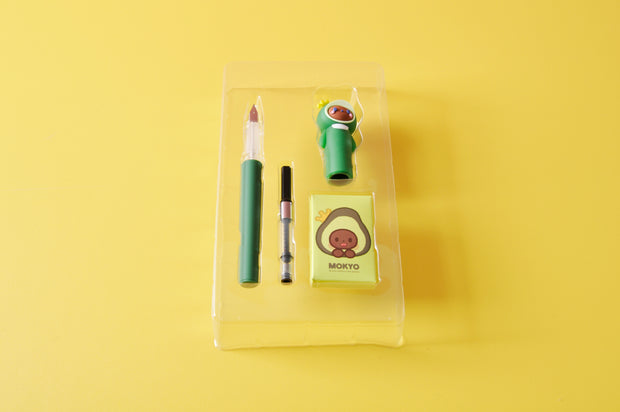 gifts-master | Avocado Crown Monkey Cute Fountain Pen Set