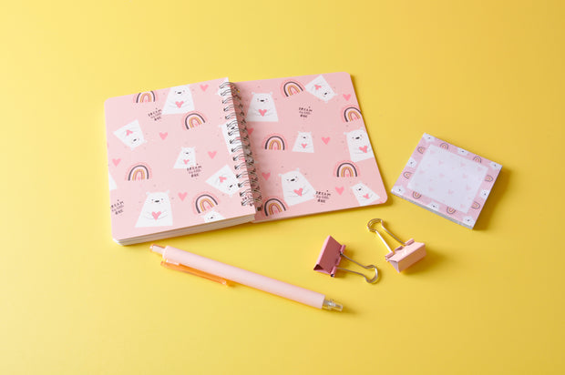  gifts-master | PINK POLAR BEAR  CUTE STATIONERY SET on sale