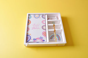 TIME TO DREAM RAINBOW STATIONERY SET on sale